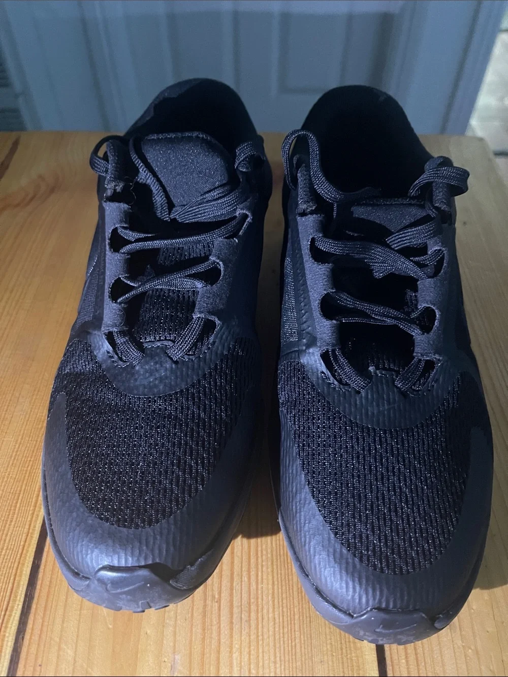 Nike Kids Black Lightweight Mesh Sneakers